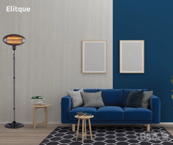 Кварцова печка, стояща 2000W, снимка 4 - Печки, фурни - 52840604