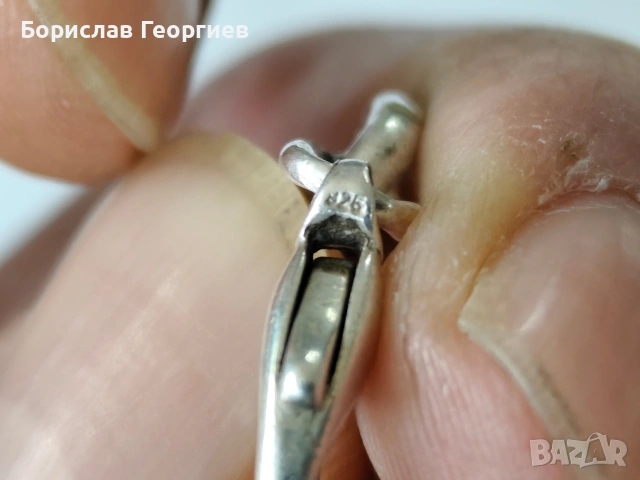 Сребърна гривна 925, снимка 4 - Гривни - 53899052