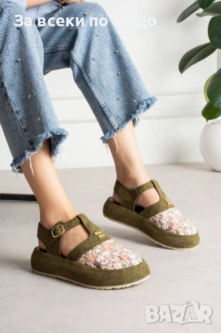 Miu Miu Дамски Затворени Сандали Миу Миу - Различни Цветове Код E1320, снимка 9 - Сандали - 54142013