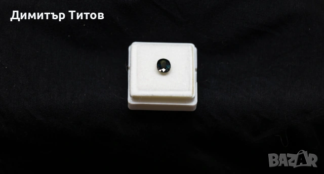 Натурален 1.32кт синьо-зелен Сапфир с IF чистота, снимка 4 - Колиета, медальони, синджири - 53738123