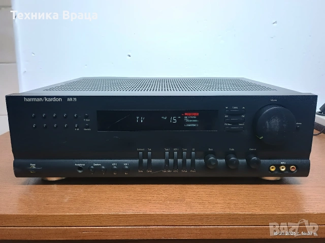 5 канален ресивър (усилвател) harman/kardon AVR 20. Изпращам видео. 