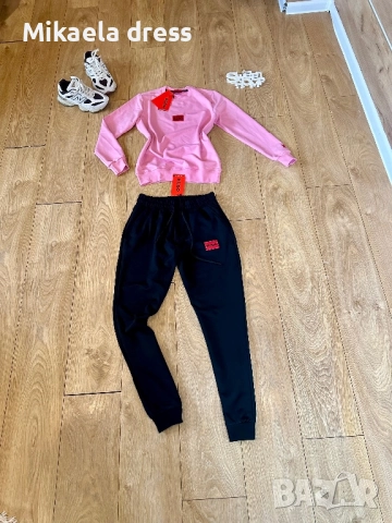 Разкошен сет за всекидневна употреба от Hugo Boss в розов цвят.СМ и Л размер, снимка 8 - Спортни екипи - 51994237