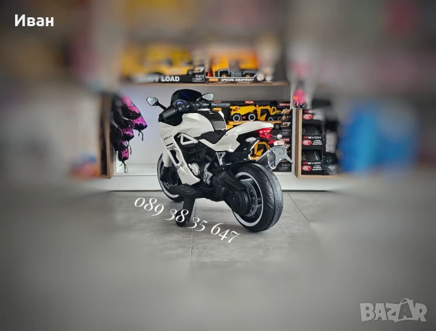 ТОП ЦЕНА!НОВО!Акумулаторен мотор Surfer с 12V батерия,мека седалка,BT, снимка 5 - Електрически играчки - 50624401