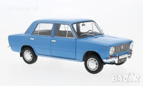 ВАЗ 2101 Жигула 1970 - мащаб 1:18 на IXO моделът е нов в кутия, снимка 3 - Колекции - 51717042