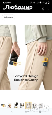 Kuulaa Powerbank USB C 5000 mAh, Външна батерия за мобилен телефон PD 15 W с LED дигитален 

, снимка 5 - Оригинални батерии - 50966873