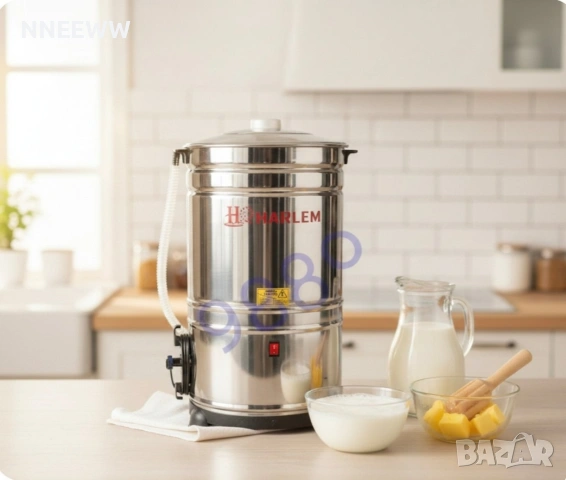 ЕЛЕКТРИЧЕСКА МЛЕКОБИЯЧКА Машина за биене на мляко и масло 40л, снимка 2 - Други - 53604936