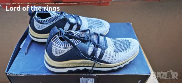 Оригинални маркови дамски сникърси ARMANI EXCHANGE - 35 номер, снимка 2 - Маратонки - 49958388