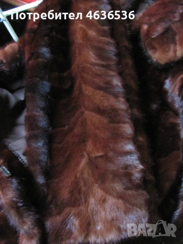 Дамско палто , кожух естествен косъм, норка,шведска фирма, снимка 12 - Палта, манта - 53112379