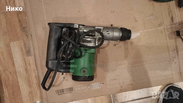 Работещ перфоратор HITACHI DH25PB и перфоратор HITACHI DH25PB за части, снимка 3 - Перфоратори - 52317041