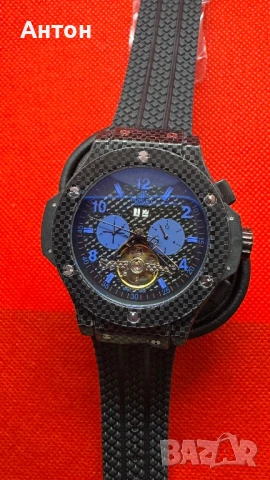 Мъжки часовник Hublot с автоматичен механизъм, снимка 5 - Мъжки - 51145473