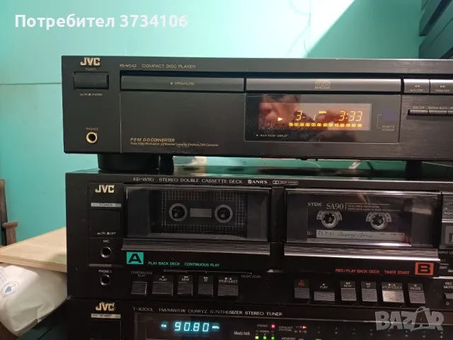 JVC AX-RX551BK,  KD-W110,  T-X200LB,  XL-V221BK , снимка 7 - Аудиосистеми - 49500083