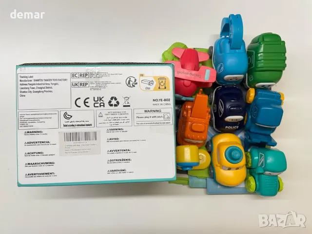 7 превозни средства с карта и светофар, за деца 1-2 години, снимка 10 - Коли, камиони, мотори, писти - 49934171