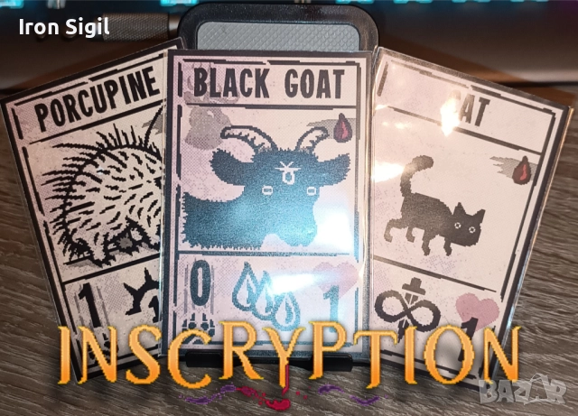 Custom Inscryption карти – ръчна изработка