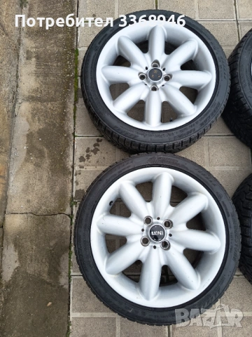 Джанти Mini Cooper 17" 4x100 със зимни гуми 205/45/17, снимка 3 - Гуми и джанти - 53515490