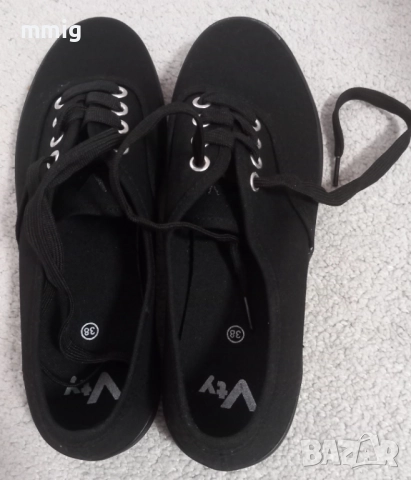 Нови черни гуменки и балеринки N:38, снимка 6 - Детски гуменки - 51789078