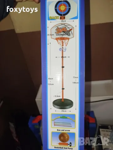 Баскетболен кош за деца с топка и дартс, снимка 12 - Баскетбол - 47996777