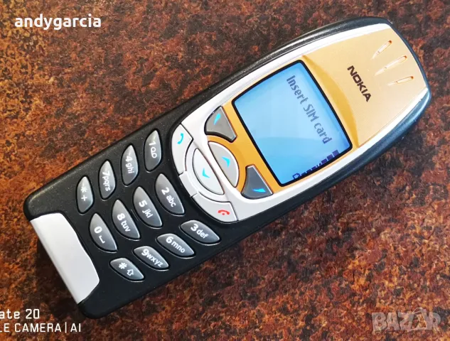  Nokia 6310i Black златист перфектен агнлийско меню батерия 7 дни, НЕкодиран 100% оригинален , снимка 1 - Nokia - 42389590