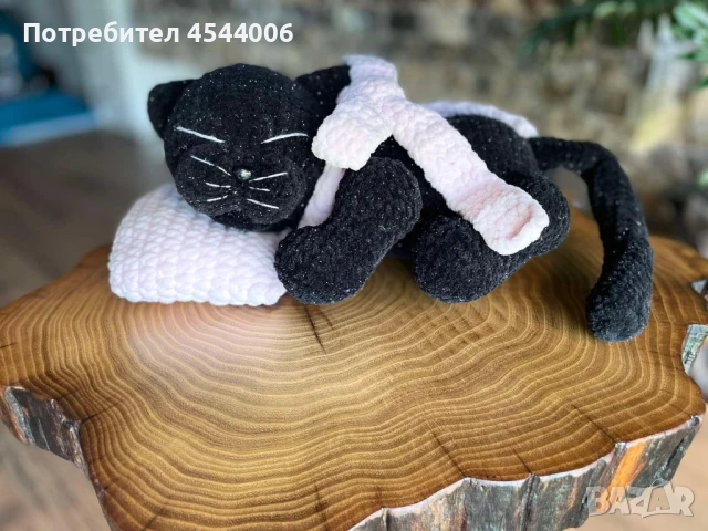 Черна котка, снимка 6 - Плюшени играчки - 51230848