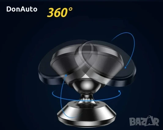 Магнитна поставка за телефон, снимка 6 - Аксесоари и консумативи - 51229423