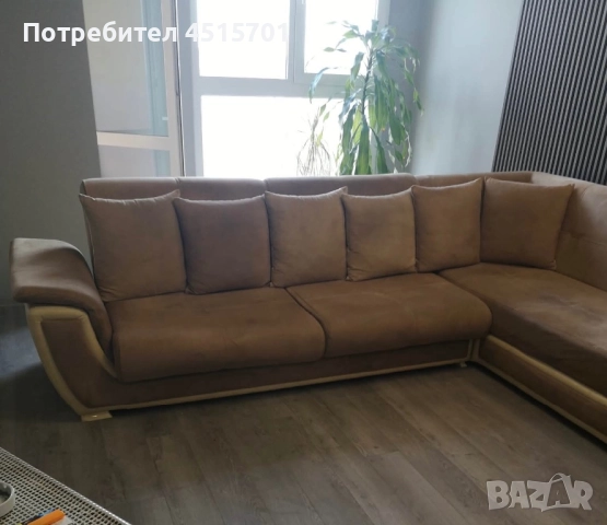 Холен ъглов диван, снимка 3 - Дивани и мека мебел - 52851431
