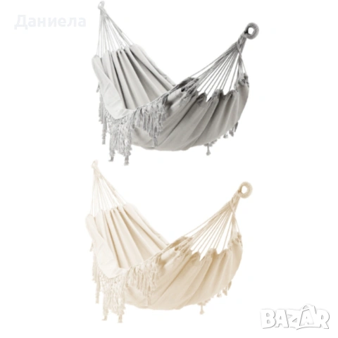 Хамак с ресни в Бохо стил - комфорт и елегантност, снимка 8 - Градински мебели, декорация  - 53890960