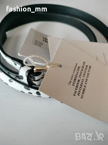 кожен италиански колан М размер , снимка 2 - Колани - 54228175