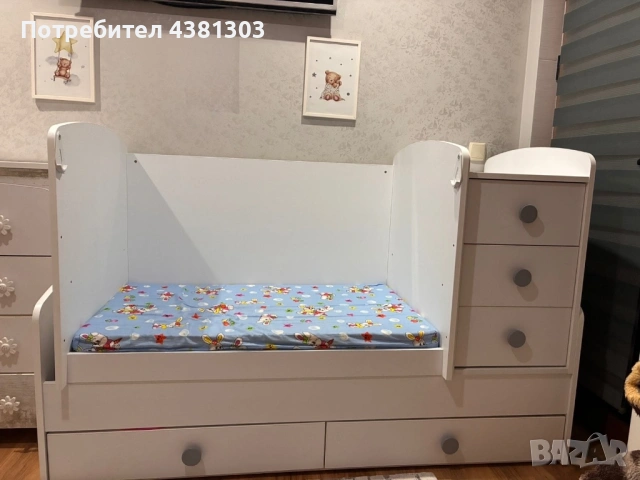 Деткса кошара със скрин