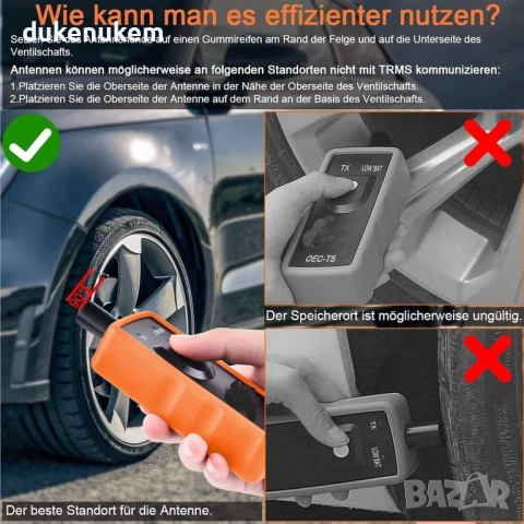 TPMS обучаващо устройство за автомобили Opel / GM (2010–2013), снимка 2 - Аксесоари и консумативи - 53229663