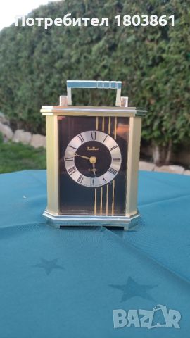 Hanhart германски настолен кварцов часовник , снимка 2 - Антикварни и старинни предмети - 45163153