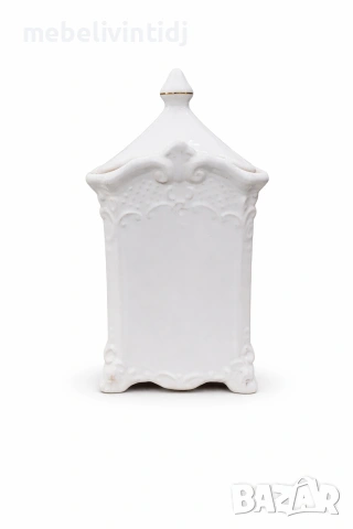 Колекционерски порцеланов буркан за сол, снимка 3 - Антикварни и старинни предмети - 53597101