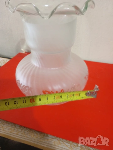 Два абажура за лампа,полилей  в стил арт деко, снимка 5 - Настолни лампи - 53121702