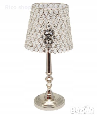 Декоративна нощна/настолна лампа дейорирана с камъни, снимка 6 - Декорация за дома - 45742136