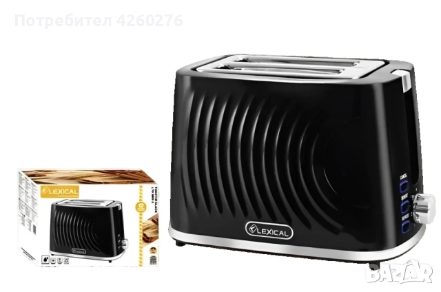 Тостер Lexical LTO-3905-1/2, снимка 5 - Тостери - 52096922