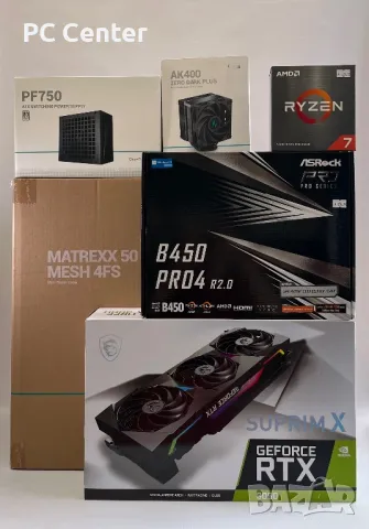 Геймърски компютър AMD Ryzen 7 5700X, RTX 3080 10GB, 32GB ram, снимка 6 - Геймърски - 47072070