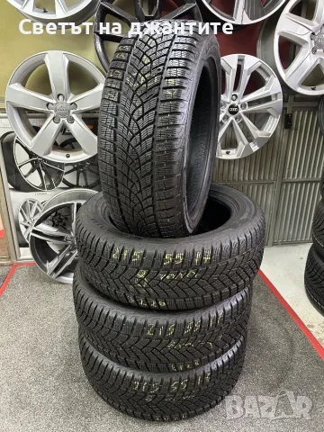 Гуми Зимни 4 броя 215/55/17 Goodyear Ultra Grip Performance + 8 mm Грайфер , снимка 1 - Гуми и джанти - 47189076