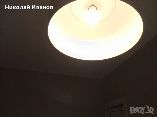 Полилей E27 крем/дъб Ф35 eglo obregon, снимка 2 - Полилеи - 52913387