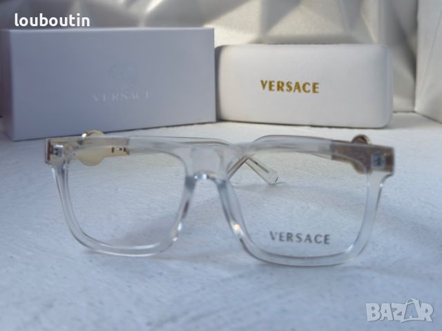 Versace диоптрични рамки.прозрачни слънчеви,очила за компютър, снимка 6 - Слънчеви и диоптрични очила - 45512718