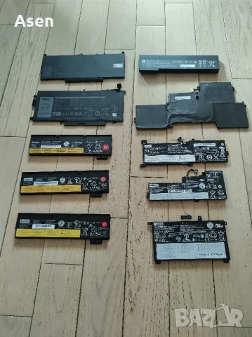 Плоски батерии за лаптоп неработещи за клетки, снимка 1 - Батерии за лаптопи - 47407609