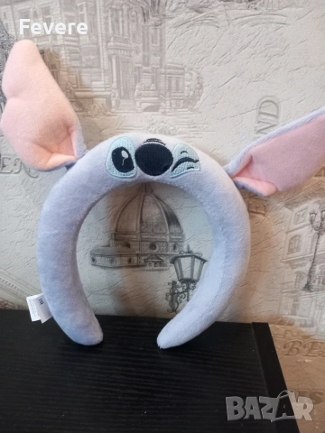 Раница Стич, лабубу стич и диадема, снимка 2 - Раници - 53303525