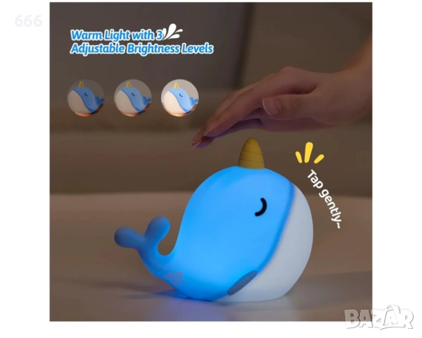 LED нощна лампа, снимка 6 - Други - 54159179