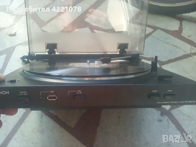 Продавам грамофон -DENON_FULLY AUTOMATIC TURNTABLE SISTEM DP-200USB, снимка 2 - Грамофони - 47099575