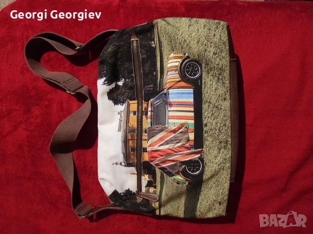 Paul Smith Vintage Mini Cooper "Artist Stripe"- Коликционерска чанта., снимка 2 - Антикварни и старинни предмети - 53905340