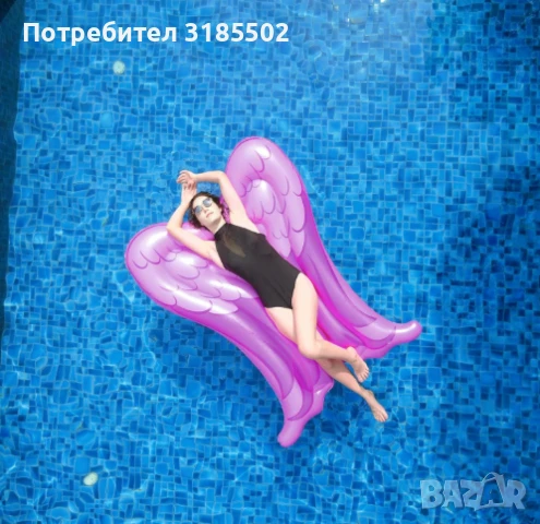 Надуваем дюшек "Ангелски крила", снимка 2 - Надуваеми играчки - 50927933