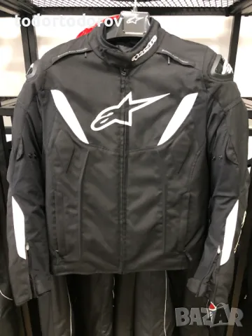 Текст. мото яке ALPINESTARST-GP,XL-56 протектори,вентилация,подплата, снимка 1 - Аксесоари и консумативи - 47088799