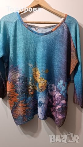 Нова цветна блуза , снимка 3 - Блузи с дълъг ръкав и пуловери - 45866095