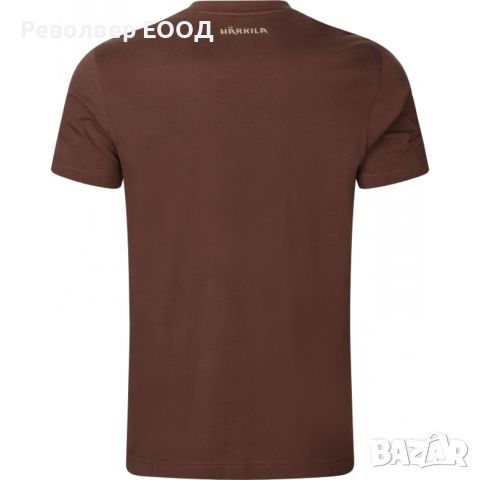 Мъжка тениска Harkila - Instinct, в цвят Burgundy, снимка 2 - Екипировка - 45337723