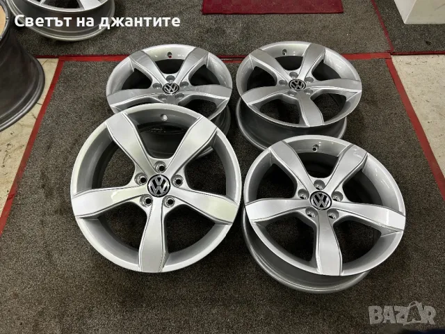 Джанти 16 цола 5х100 VW Polo Golf 4 T-Cross Taigo , снимка 4 - Гуми и джанти - 47783836