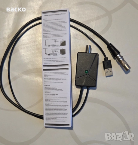 Усилвател HDTV-SM03 за кабелни или ефирни ТВ- 30 db, снимка 2 - Приемници и антени - 52850428