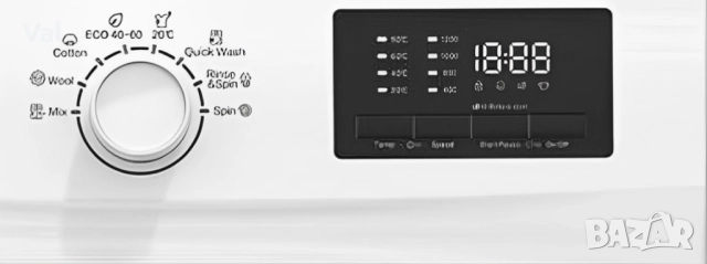 Пералня Muhler SWM610WE, 6kg, 1000rpm, снимка 3 - Перални - 52358481