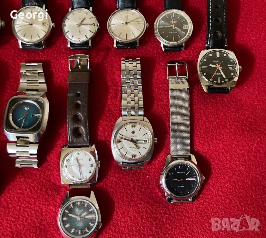 Винтидж Swiss 40/70те Zenith Longines Колекция Часовници, снимка 5 - Мъжки - 53592437